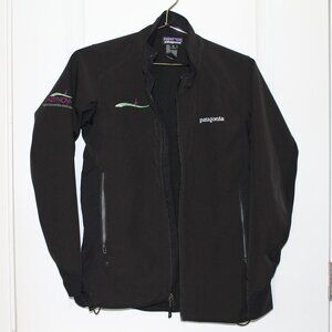Patagonia Women's Adze Hybrid Jacket XS black 83455 Polartec Windbloc Softshell
